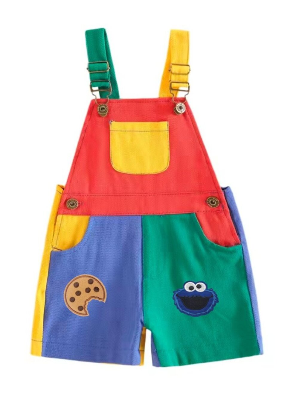 Cookie Monster Overalls Jumpsuit Sesame Street Birthday Cookie Monster clothes